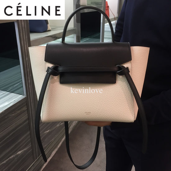 新作入荷！CELINE(セリーヌ スーパーコピー)☆MIcro Belt 上品な バイカラー 180153AR5.38AW